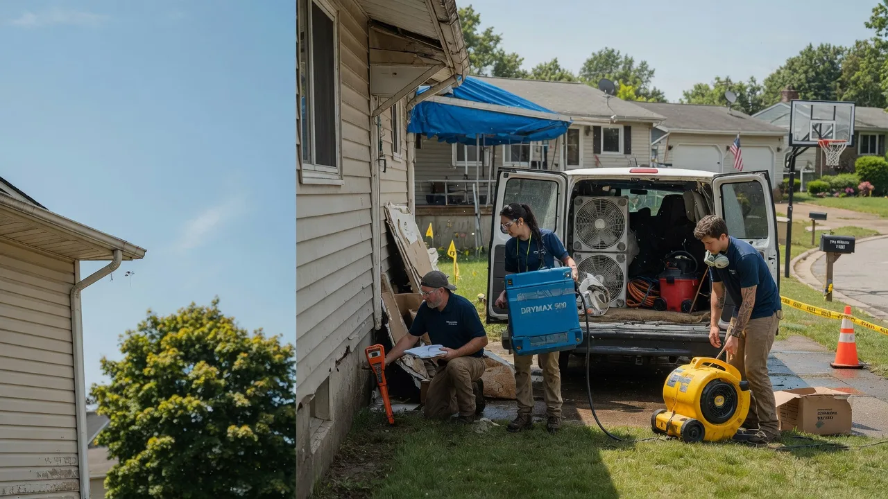 Ceiling Leak Cleanup in Weston, PA near me