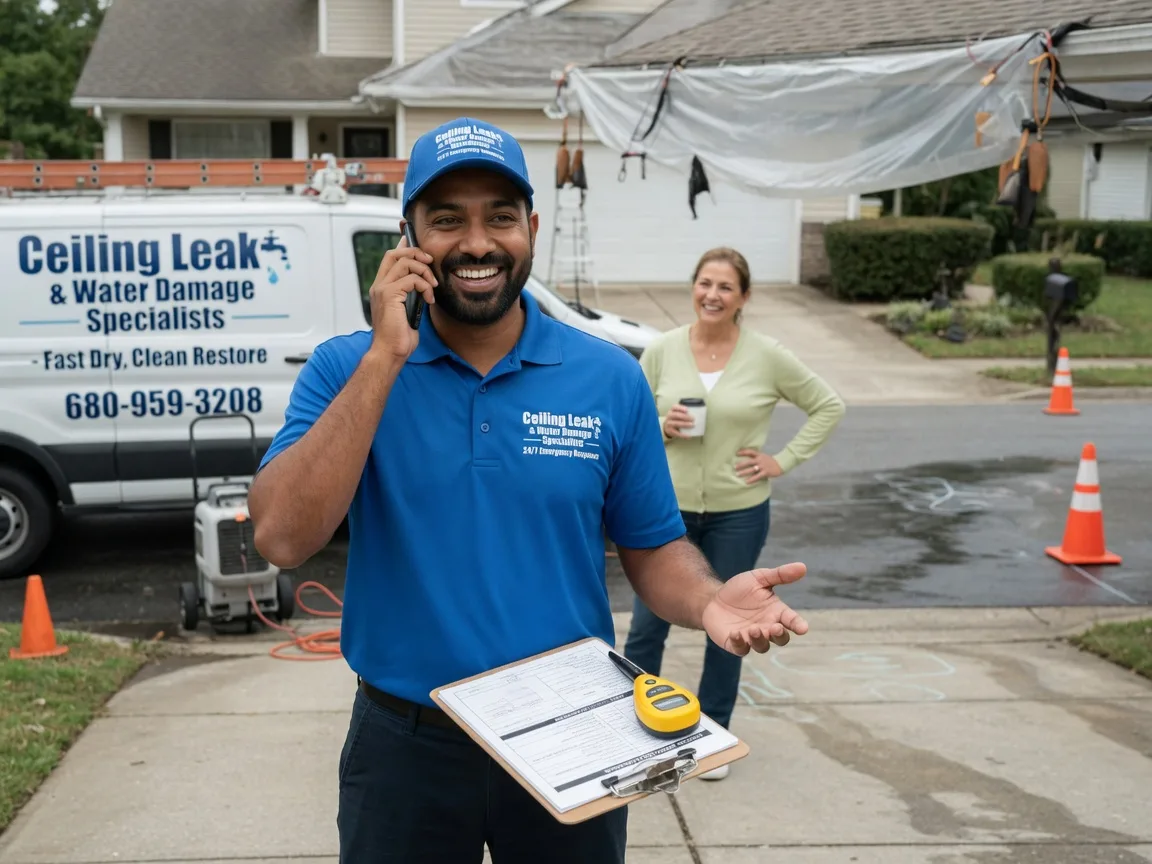 Ceiling Leak Cleanup Weston, PA FAQs